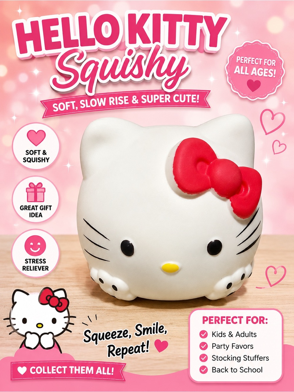 Jumbo Hello Kitty Squishy